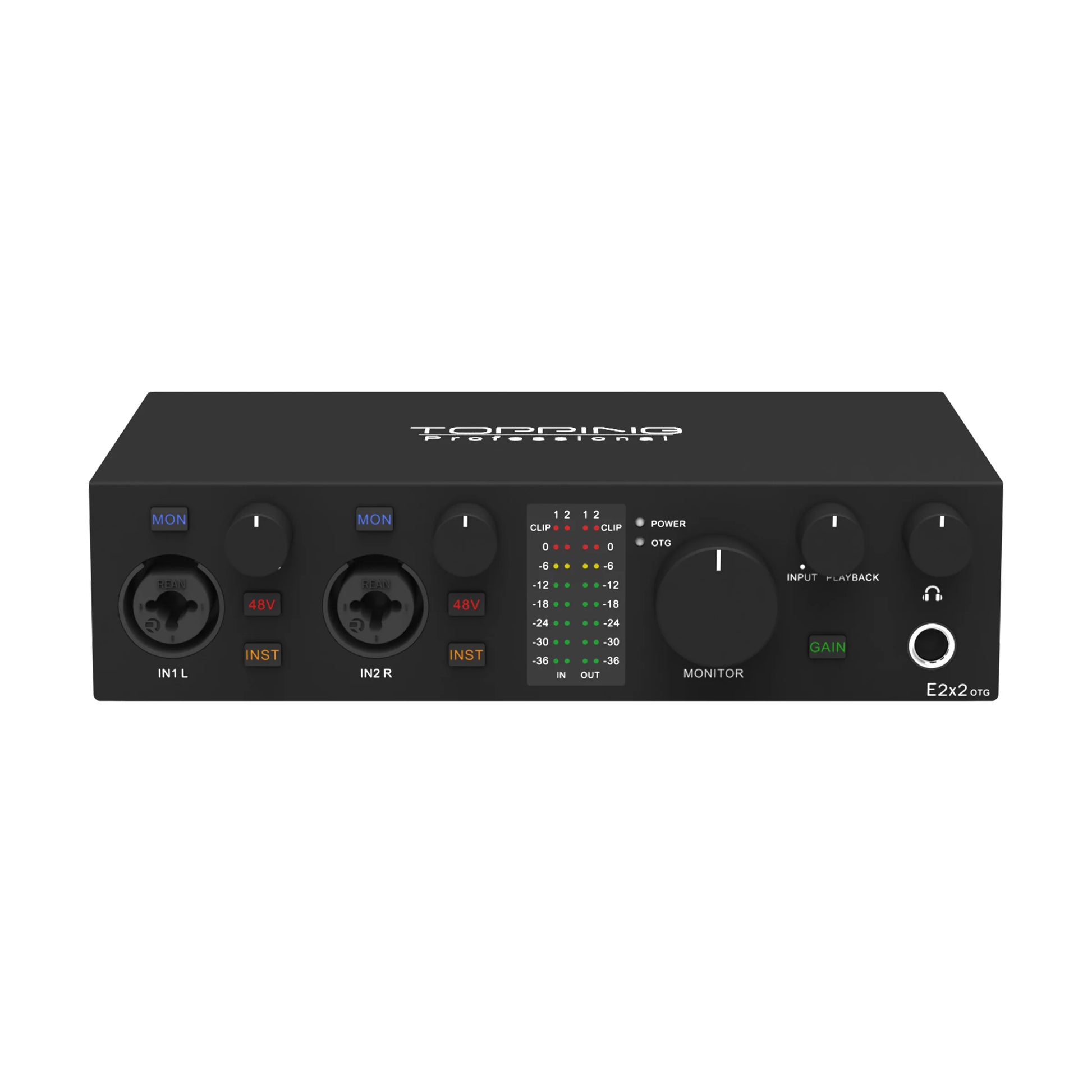 TOPPING E2x2 OTG Audio Interface | Professional Streaming – Exound
