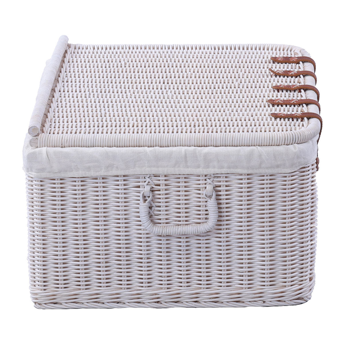 さえら かご フリル付きラタンバスケット Amazon｜NJNEW 籐のかご