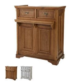 シャビーシック】木製アンティークレジカウンター VICTOIRE-1200