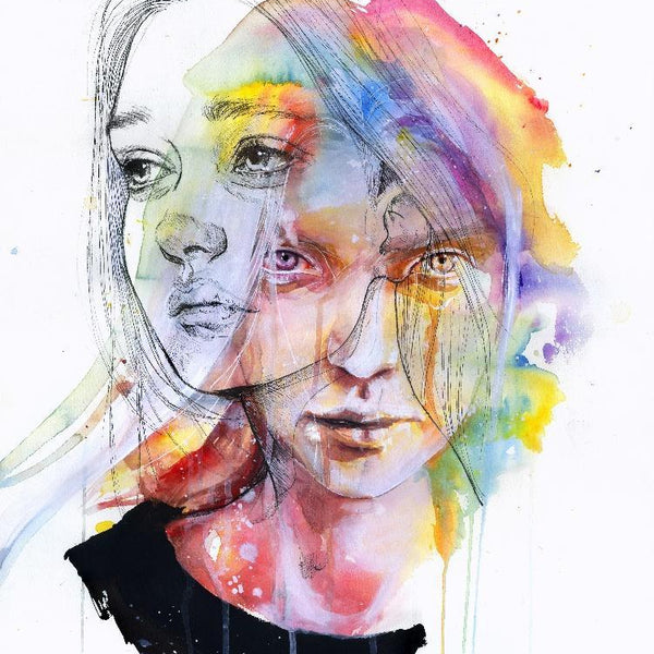 Girls Change Colors by Agnes Cecile - Eyes On Walls