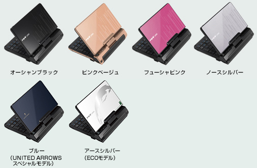 今までに発表した主な製品（モバイルPC FMV-BIBLO LOOX（ルークス） U
