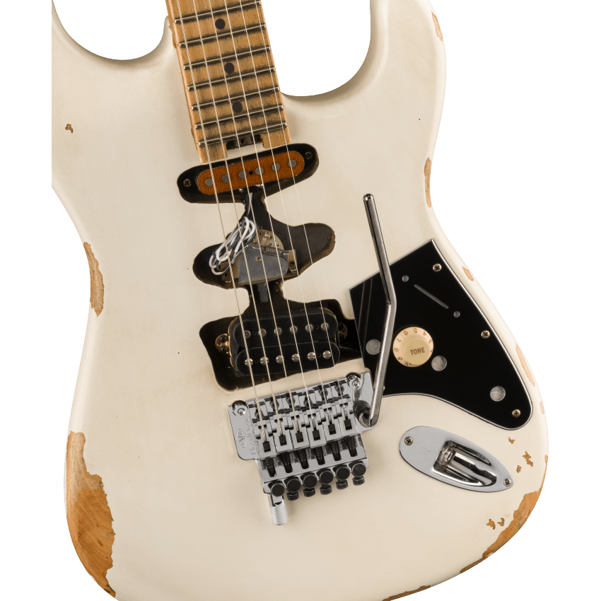 Strat :: EVH® Frankenstein Relic® Series, Maple Fingerboard, White