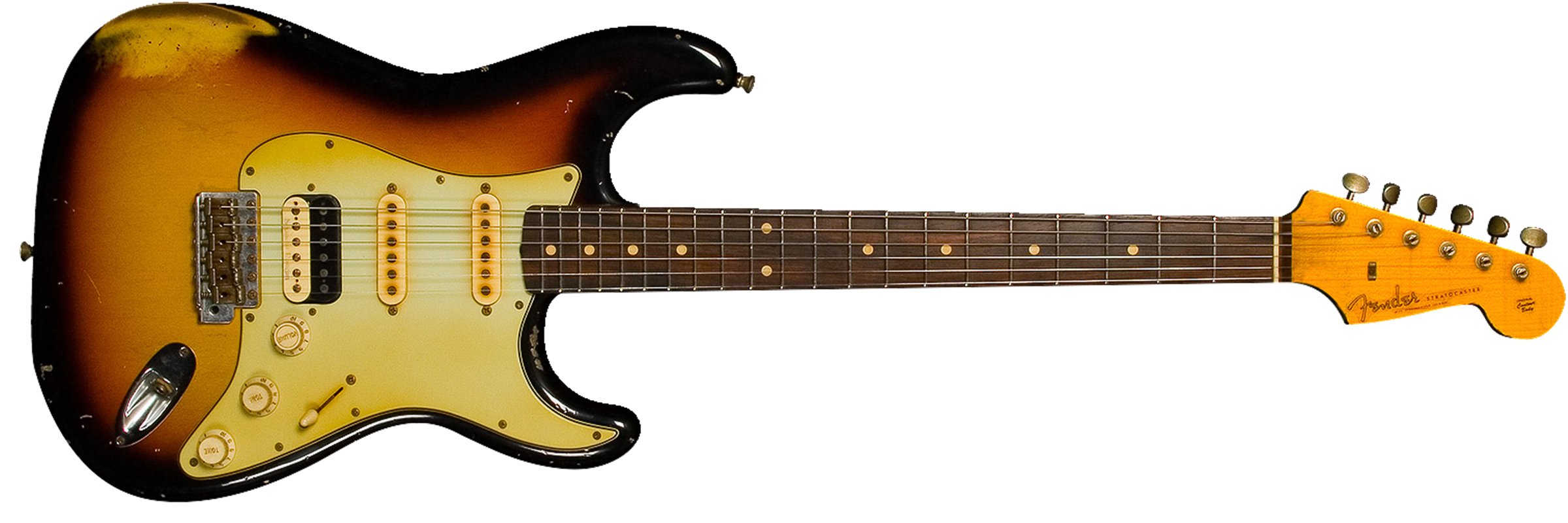 ☆Custom HardRelic Sunburst Stratocaster Custom HardRelic Sunburst