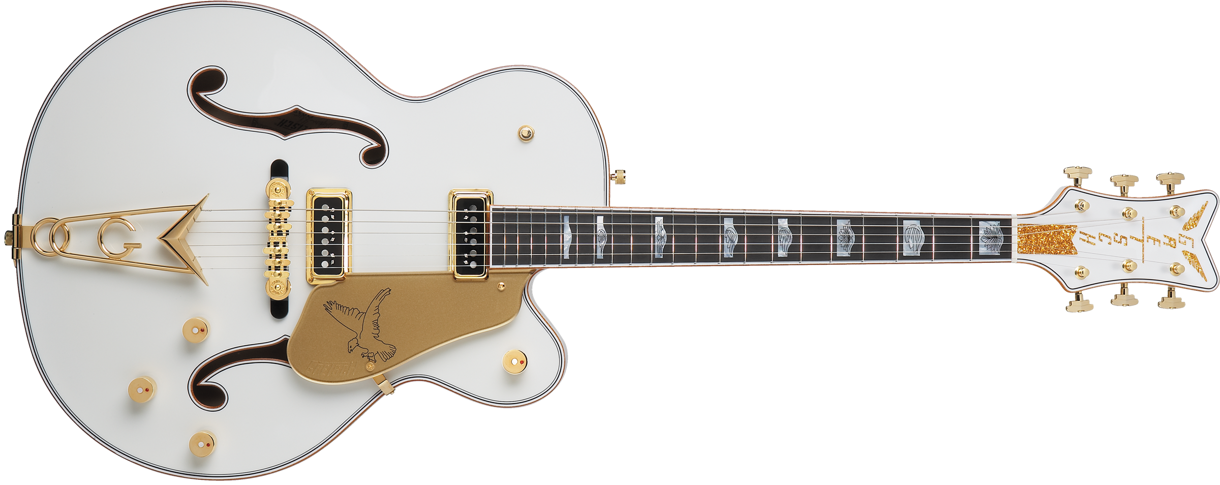 Hollow Body :: G6136CST USA Custom Shop White Falcon™, Ebony