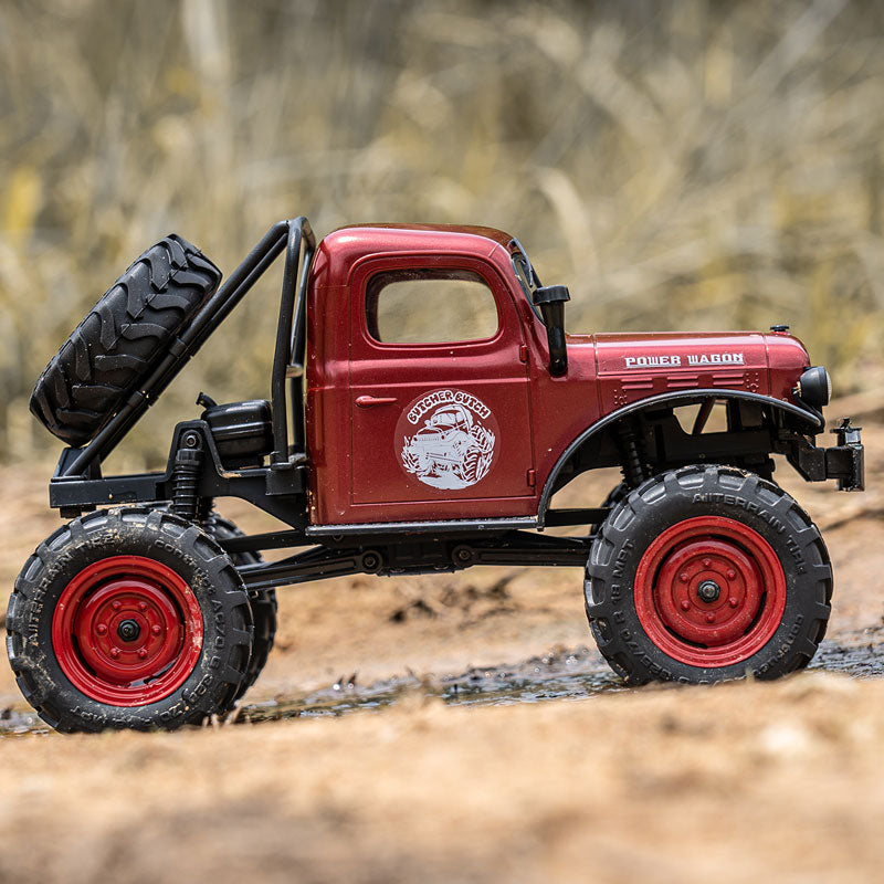 1:24 Power Wagon RC Crawler | 2-Speed Portal Axles | FMS Hobby
