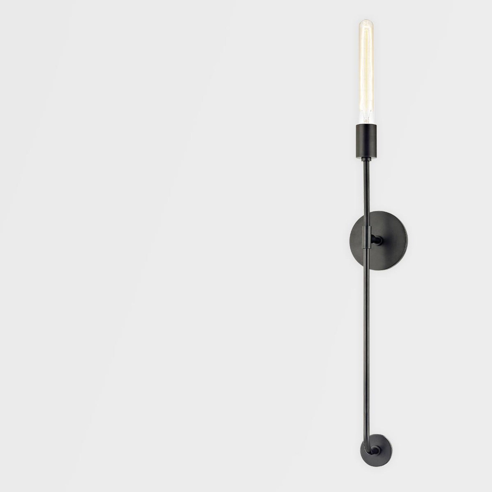 Dylan 1-Light Wall Sconce in Aged Brass 4.75L x 4.75W x 35H