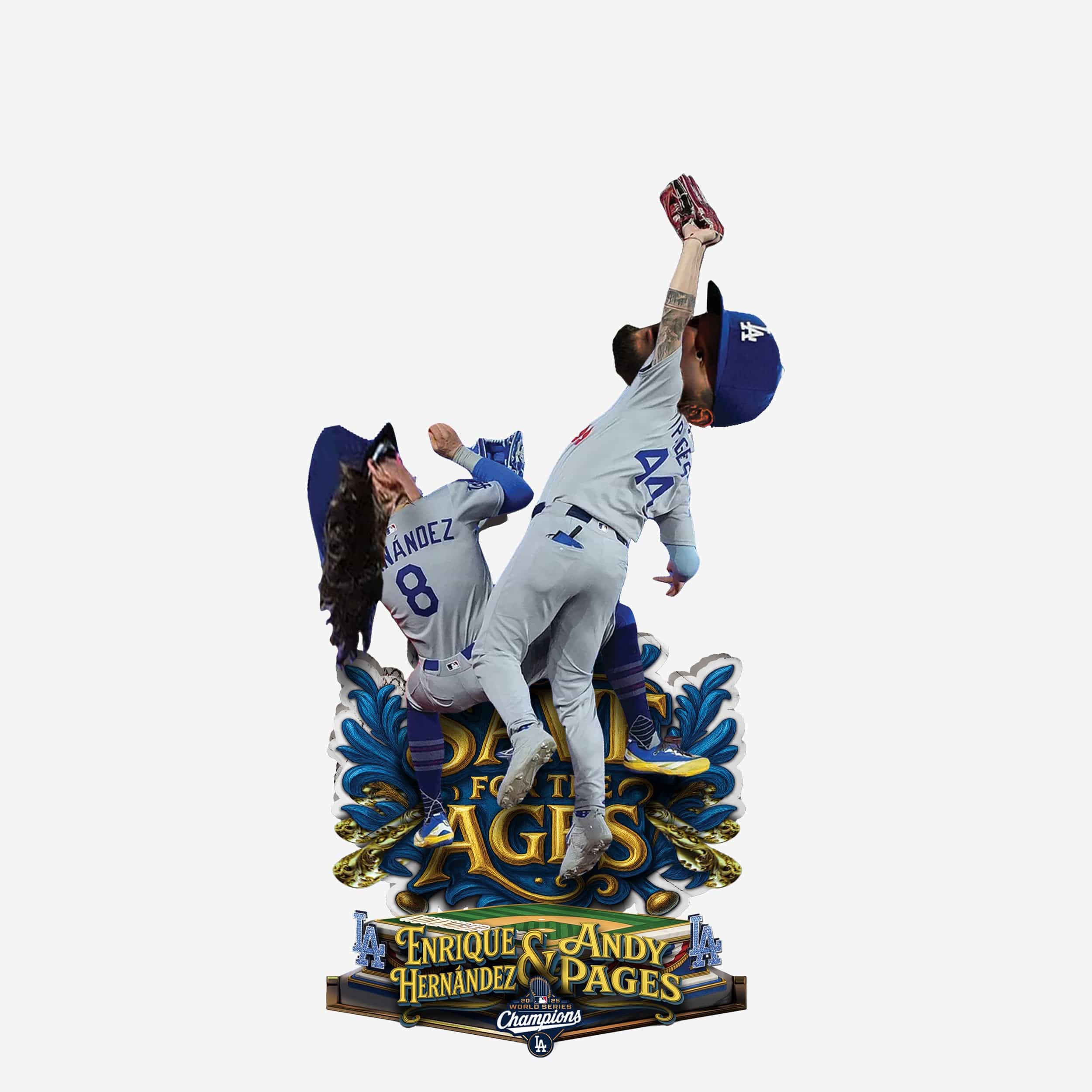 Andy Pages & Kike Hernandez Los Angeles Dodgers 2025 World Series