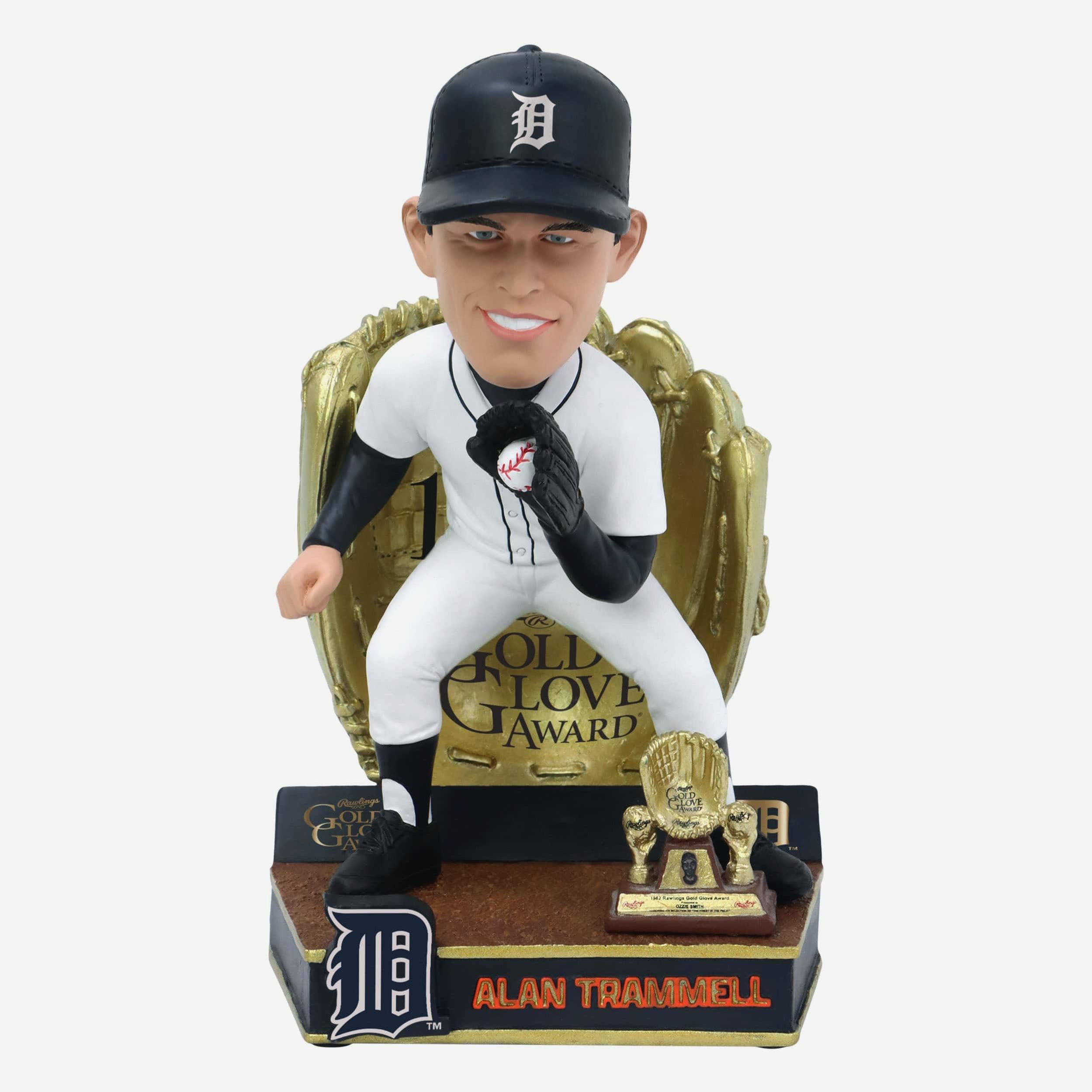 Alan Trammell Detroit Tigers 1980 Gold Glove Bobblehead FOCO