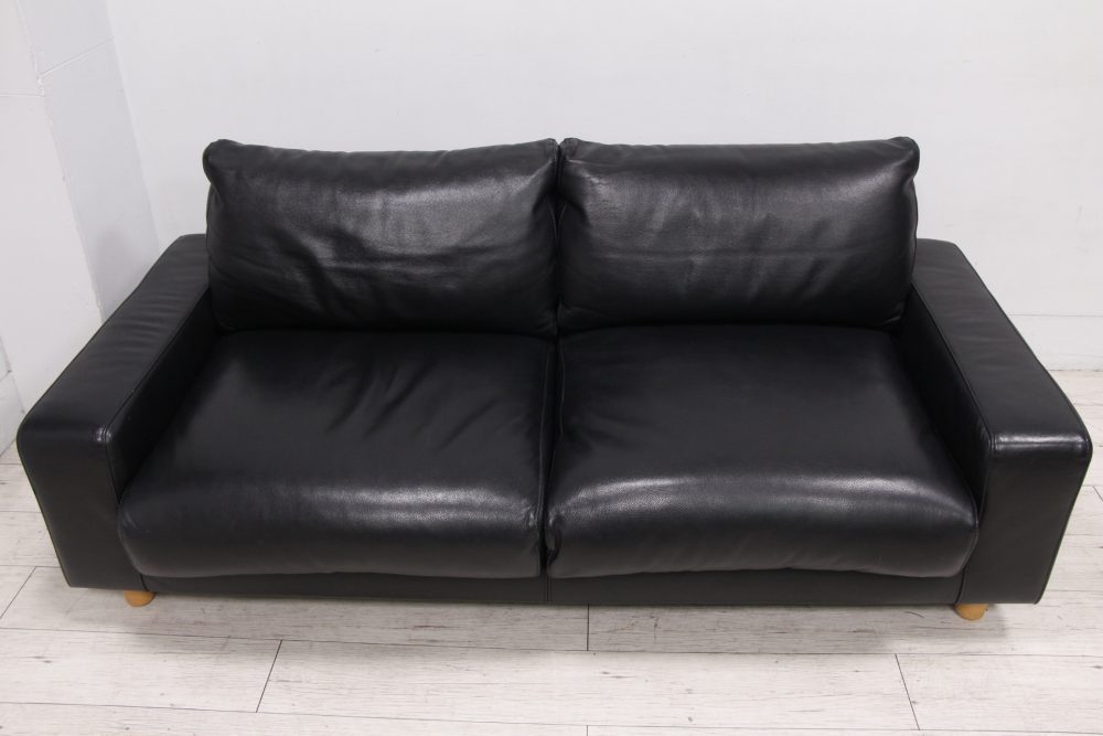 MUJI 無印良品 2.5人掛けソファ ワイドアーム フェザー 買取