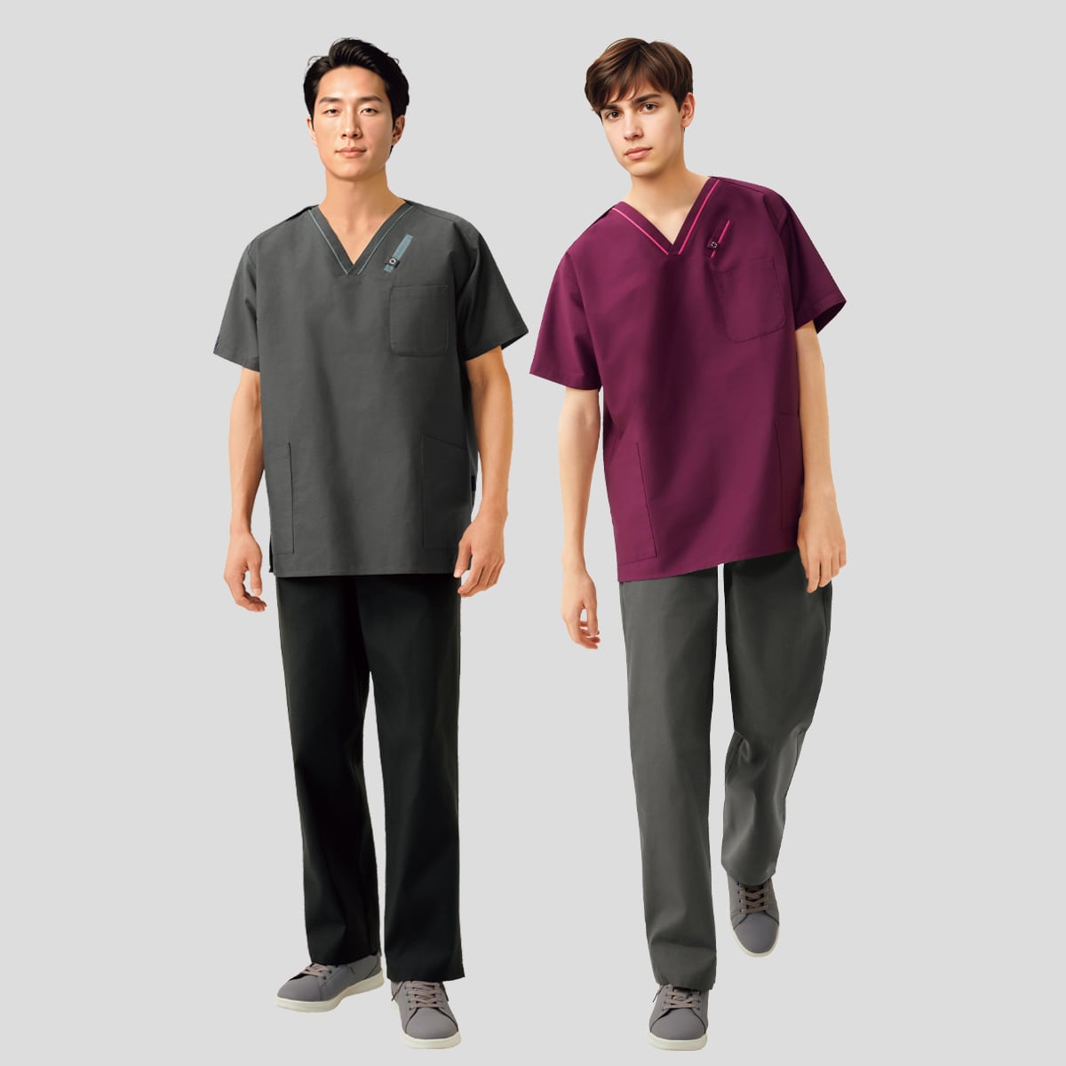 5018SC メンズストレートパンツ（PANTONE）｜医療用白衣・介護