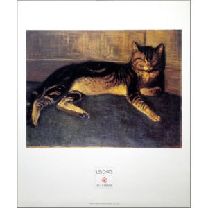 1910/アレクサンドル・スタンラン【Alexandre Steinlen】Cats・猫