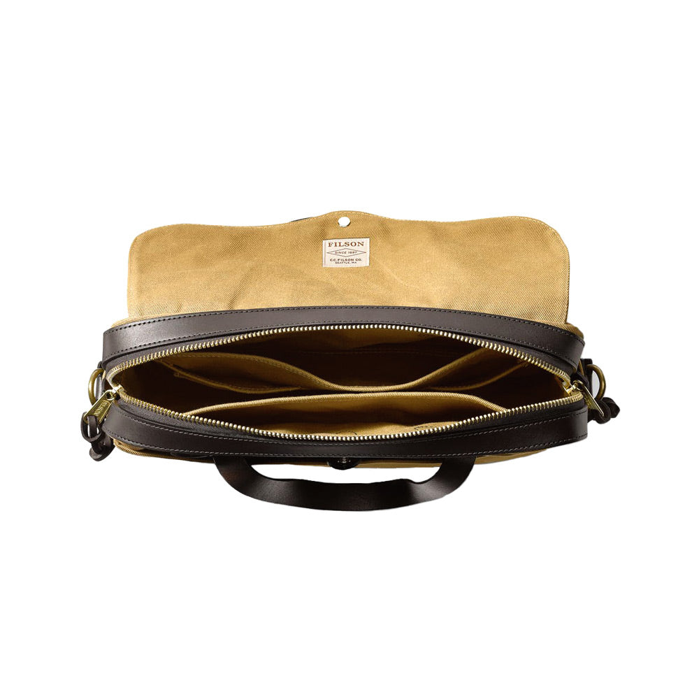 Rugged Twill Original Briefcase | Tan – Fontenelle Supply Co.