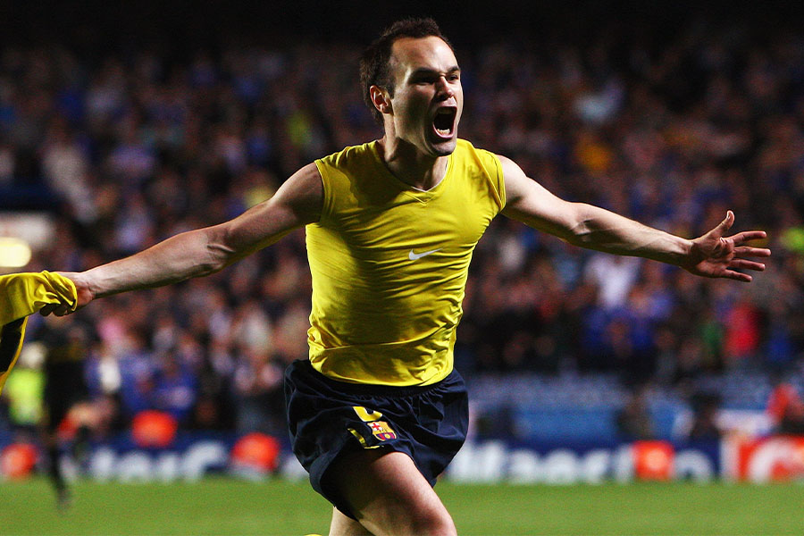 イニエスタ、11年前の