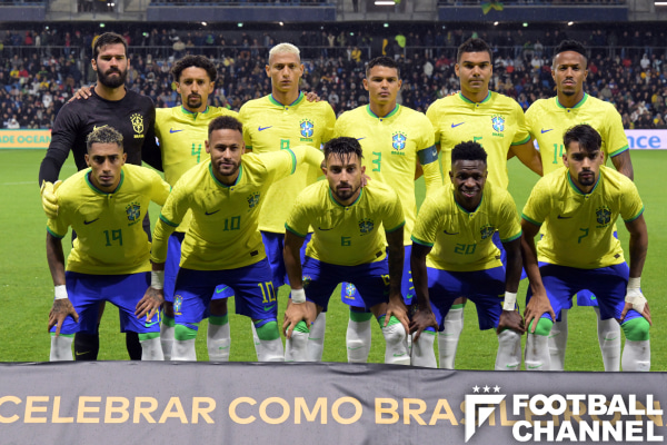 ブラジル代表 カタールW杯無料選手名鑑】基本フォーメーション＆招集