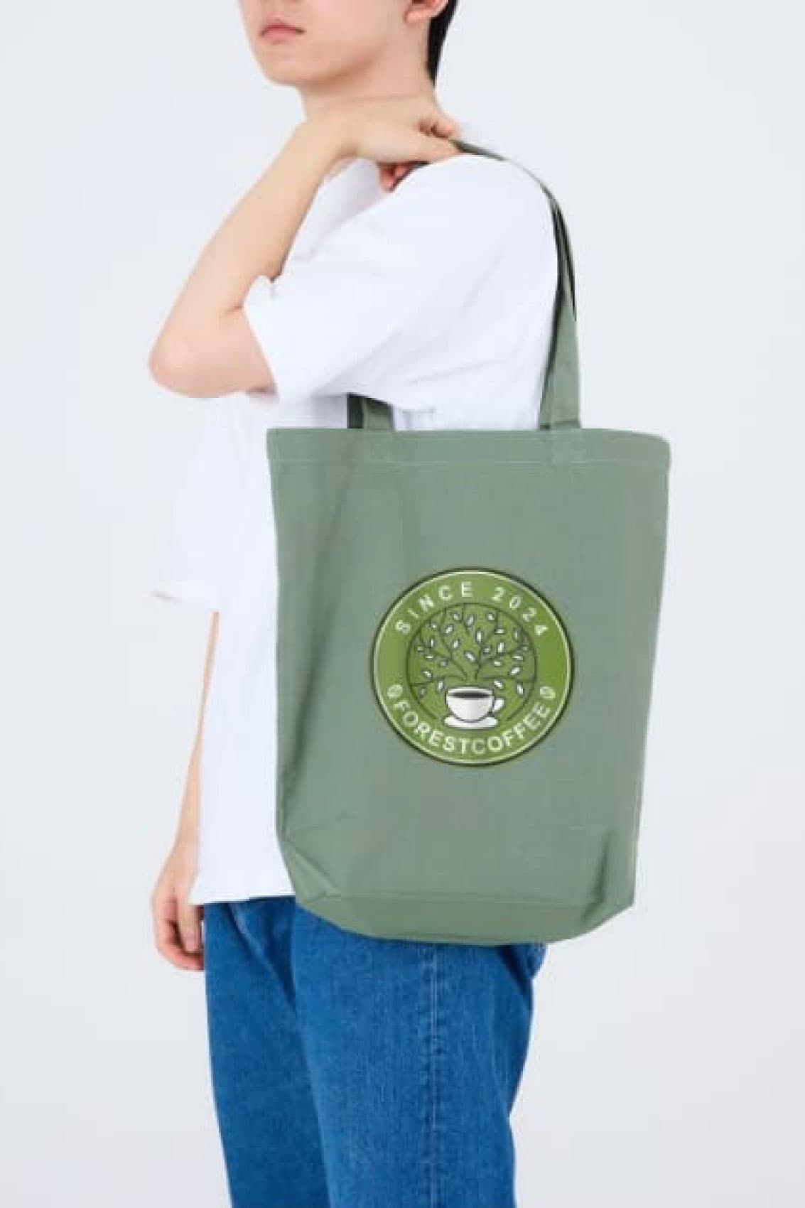 A4サイズ縦長オリジナルトートバッグにプリント・刺繍でノベルティ激安