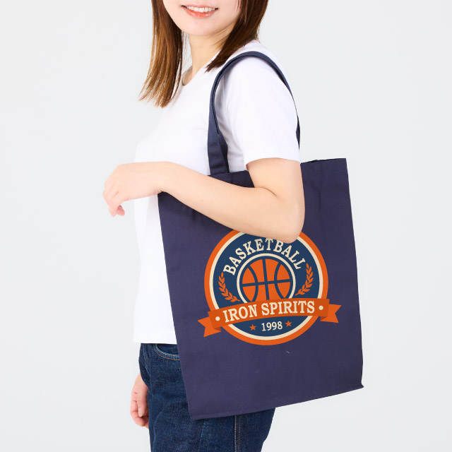 ライトキャンバスバッグ横マチ付[MARKLESS STYLE TR-0335]｜オリジナル