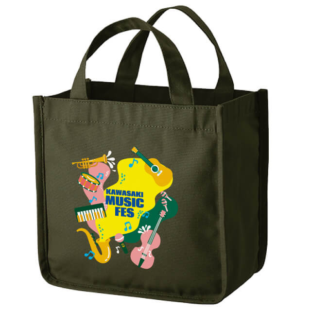 キャンバスボックスランチトート[MARKLESS STYLE TR-0904]｜オリジナル