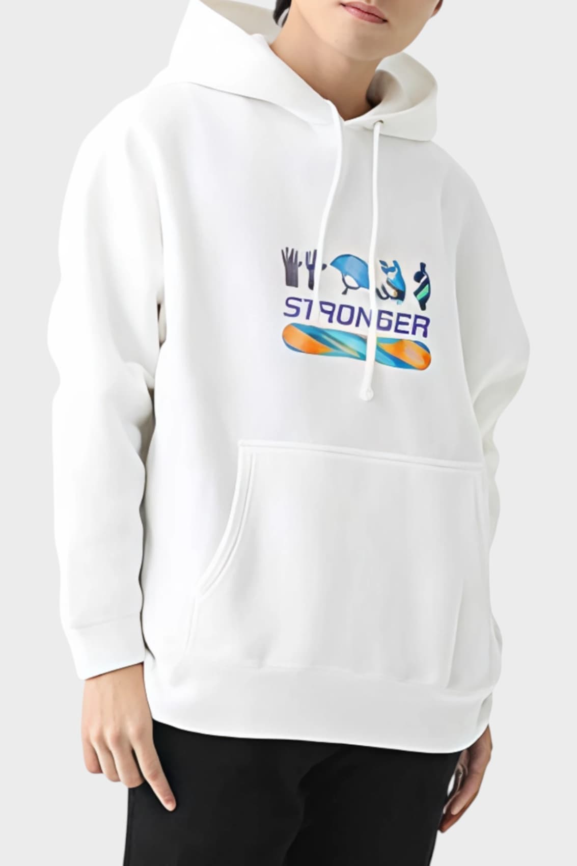 パワフルMAXパーカー[United Athle 5768]｜オリジナルプリント作製の