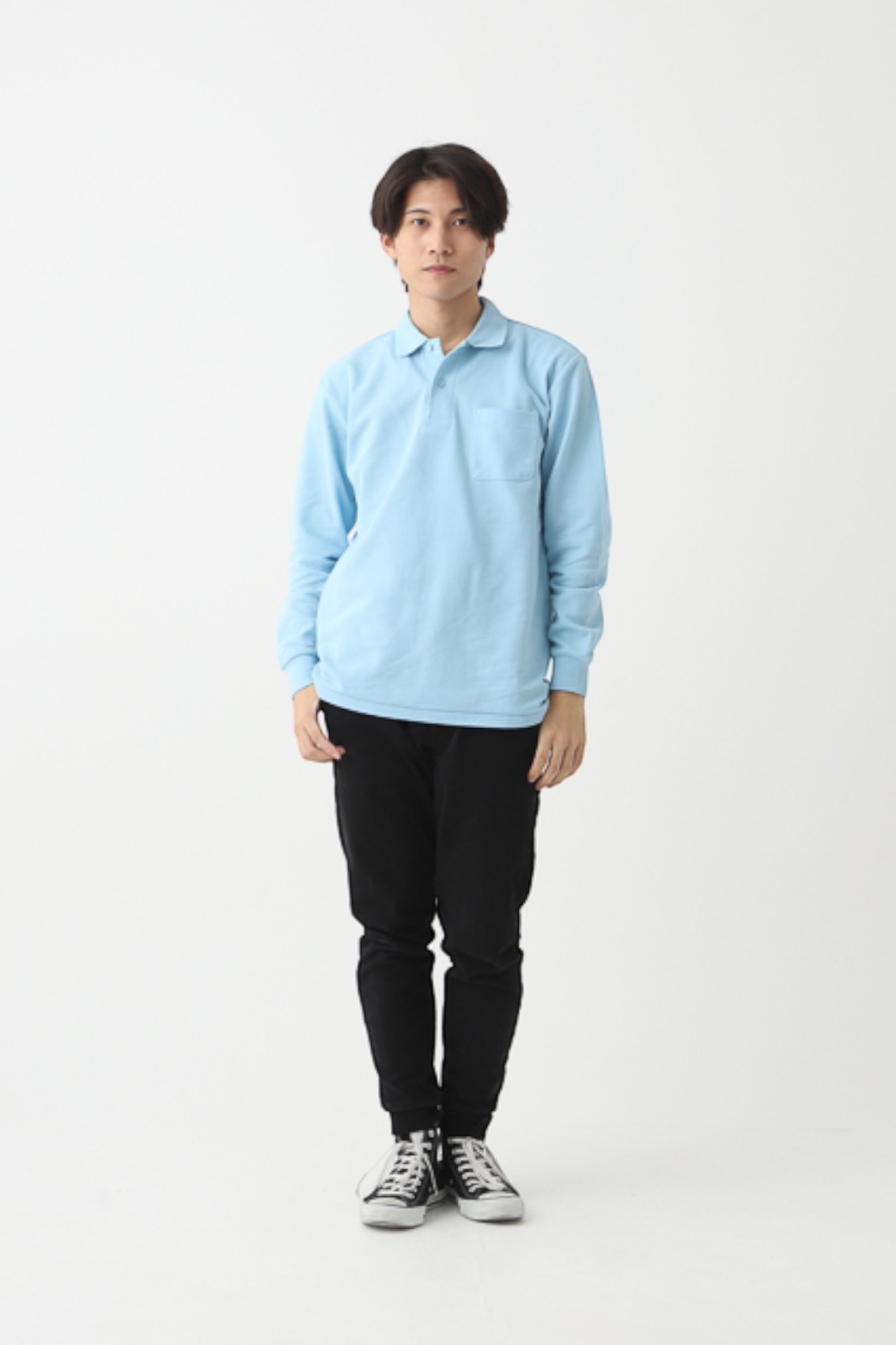 すっきりロングポロシャツ[Printstar 169VLP]｜オリジナル刺繍