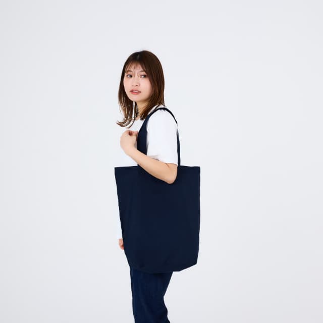 オーガニックデイリーマチ付きトート（L）[MARKLESS STYLE TR-1297