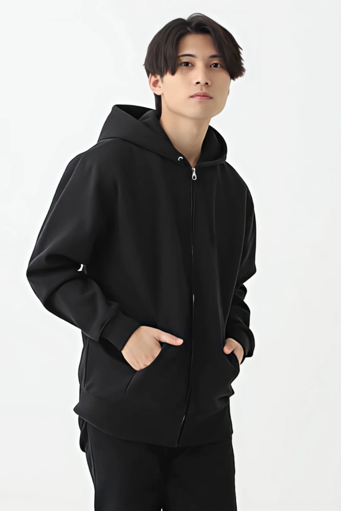 裏起毛ジップパーカー[United Athle 5620]｜オリジナルプリント作製の