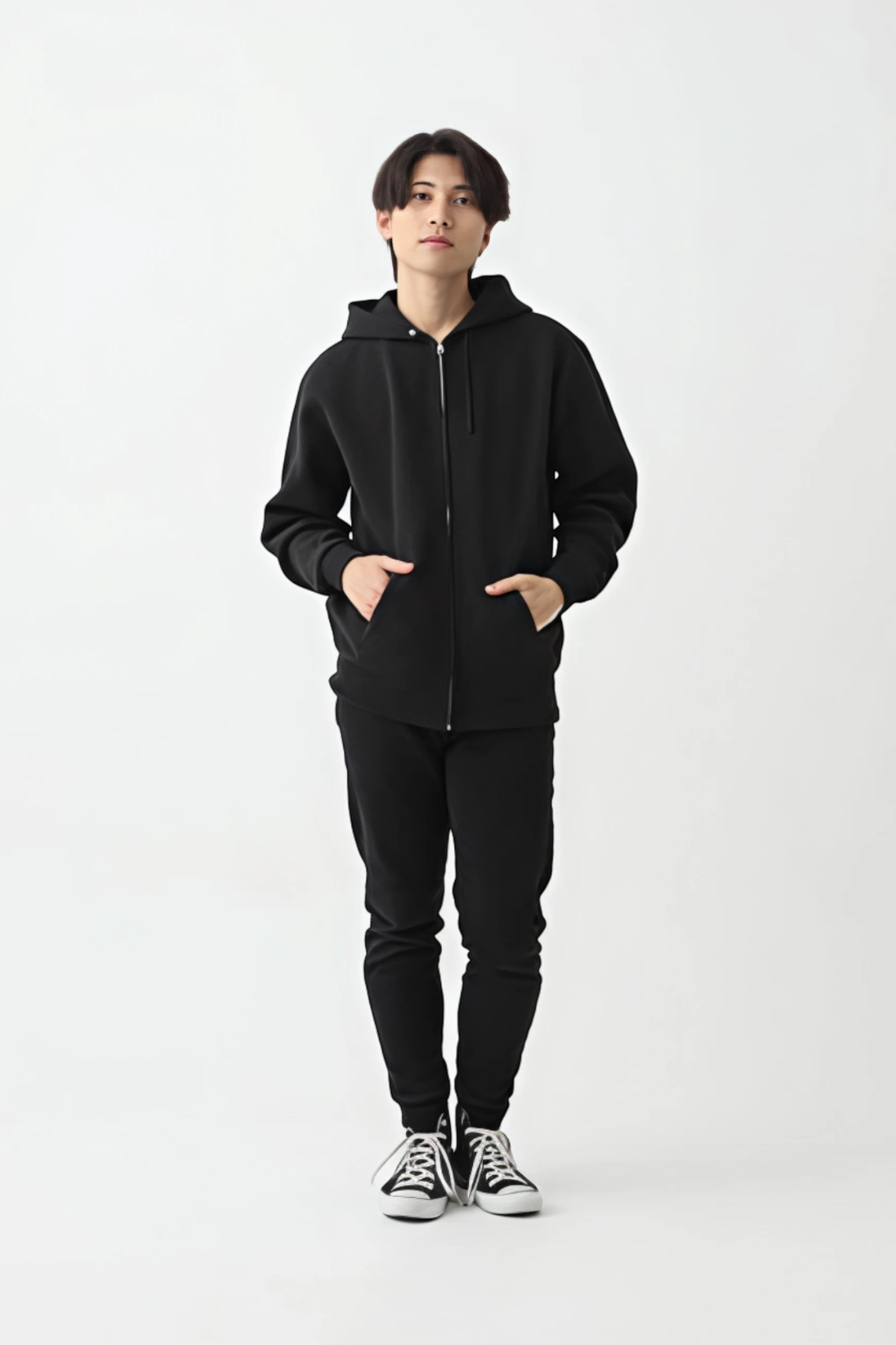 裏起毛ジップパーカー[United Athle 5620]｜オリジナルプリント作製の