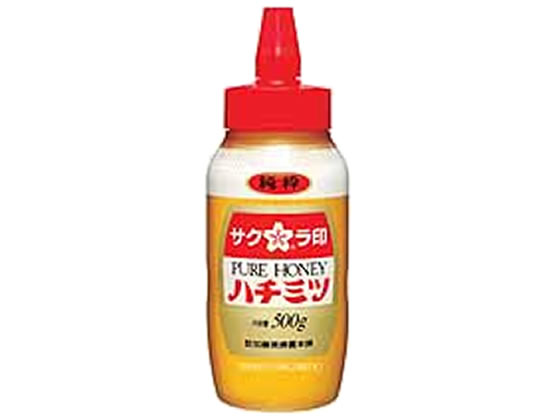 加藤美蜂園本舗 サクラ印 純粋ハチミツ(ポリ容器) 500g 通販