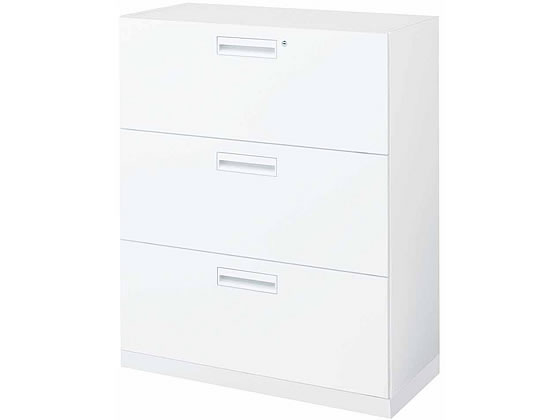 コクヨ エディア 下置き ラテラル3段 H1110 ホワイト 通販【フォレスト