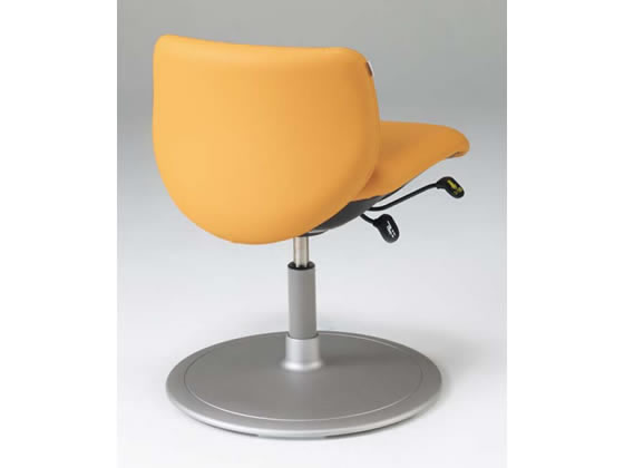 オカムラ 患者チェア 回転ロック ミニバック 丸ベース 肘付 ライト