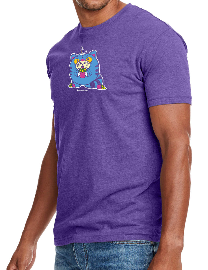 Derpy Tiger Babee Unisex T-Shirt (Purple Edition) – Fat Rabbit Farm