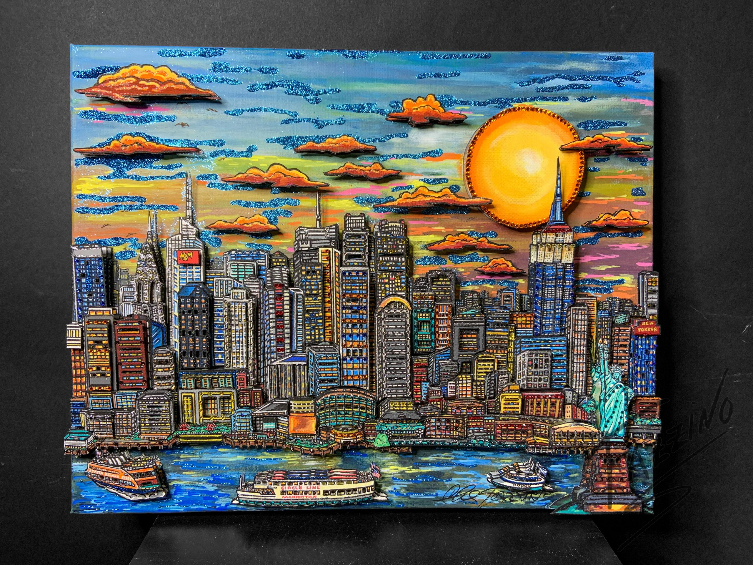NYC at Night Original | Fazzino