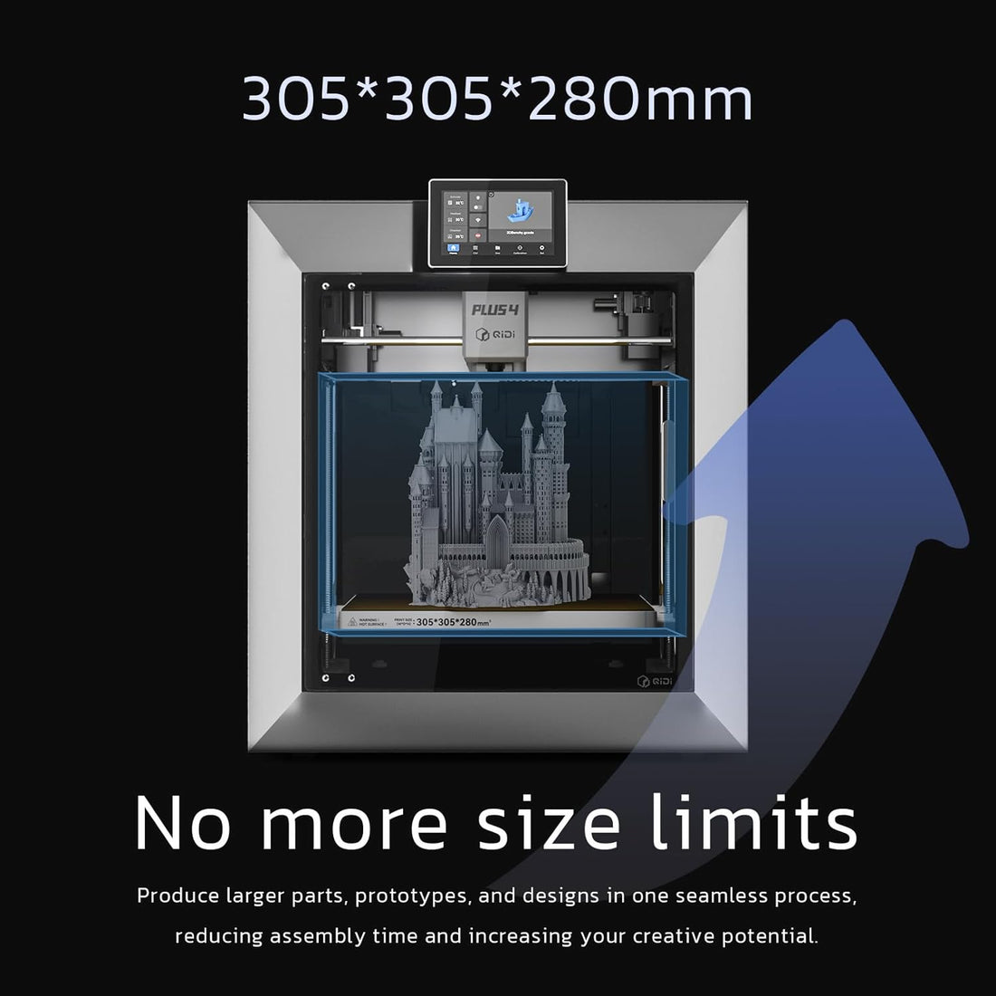 QIDI PLUS4 core XY 3D Printer 305mm – Fabreeko