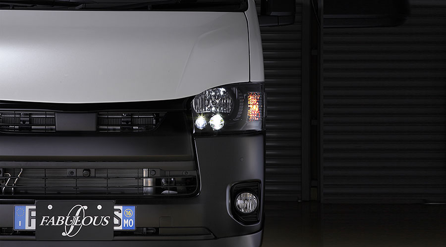 ファブレス公式サイト » LEDヘッドライト ハイエース 200系