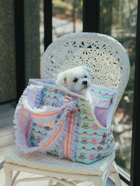 HARPER FAYE | ドッグキャリーバッグ - ミントティーカップ 【公式