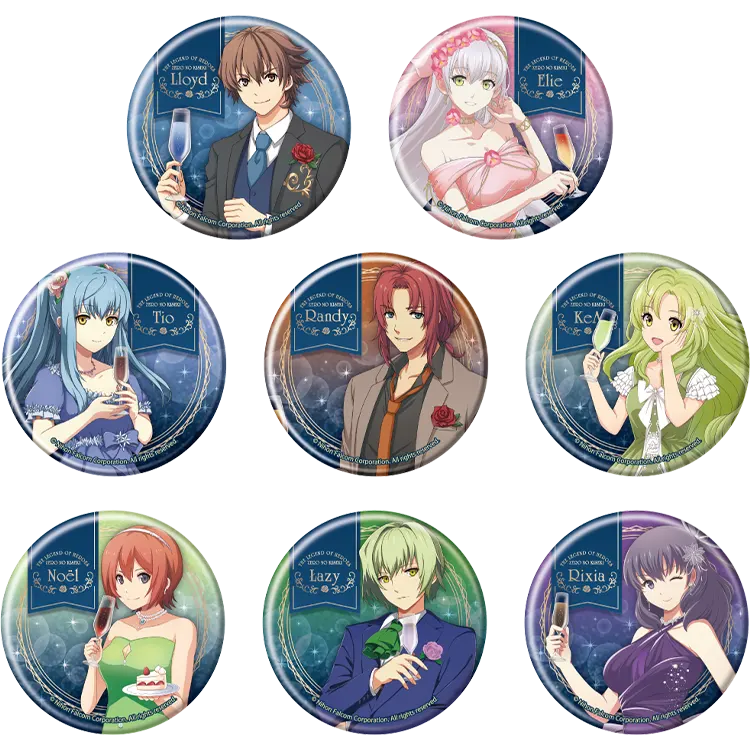 零の軌跡」缶バッジ（描き起こしイラスト） | 日本ファルコム 公式サイト