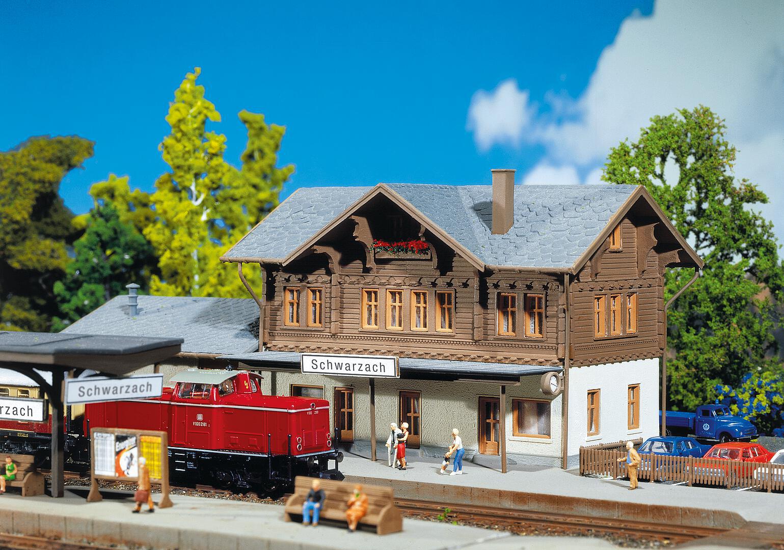 FALLER HO-110108 駅舎「ブルクシュバッハ」 ブルクシュヴァーバッハ駅