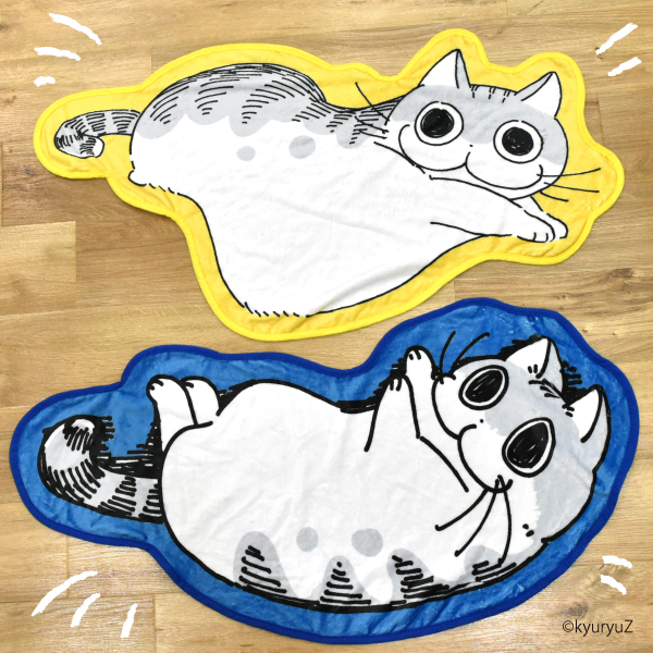 夜は猫といっしょ』よりダイカットブランケットが登場！｜トピックス