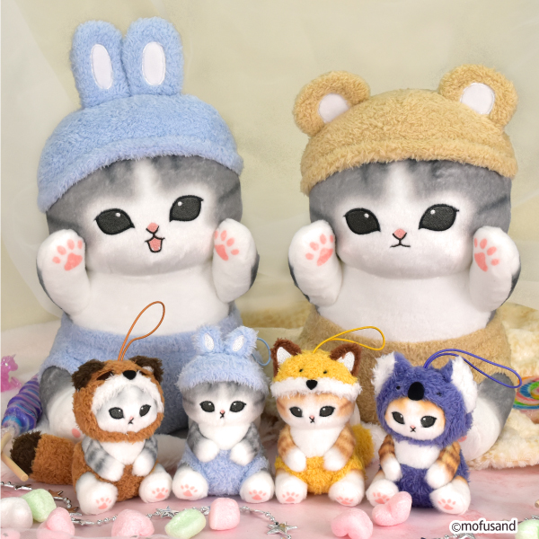 SNSやLINEスタンプで大人気の『mofusand』よりにゃんぱんつ！シリーズ