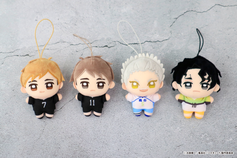 大人気アニメ「ハイキュー！！」の、ぬいぷりけmini3・4がプライズで