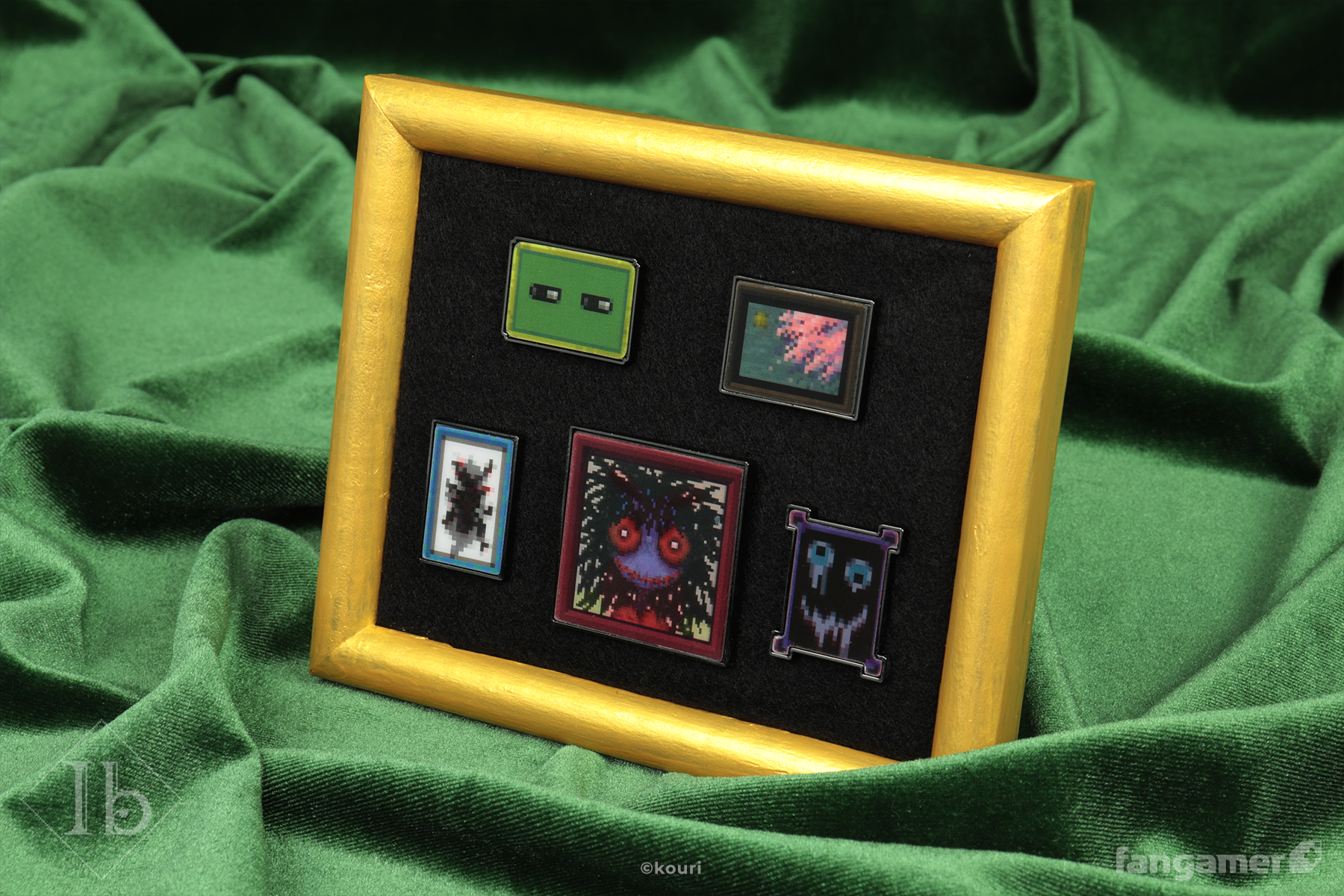 Ib」－ ゲルテナ作品 レンチキュラーピンバッジセット - Fangamer Japan