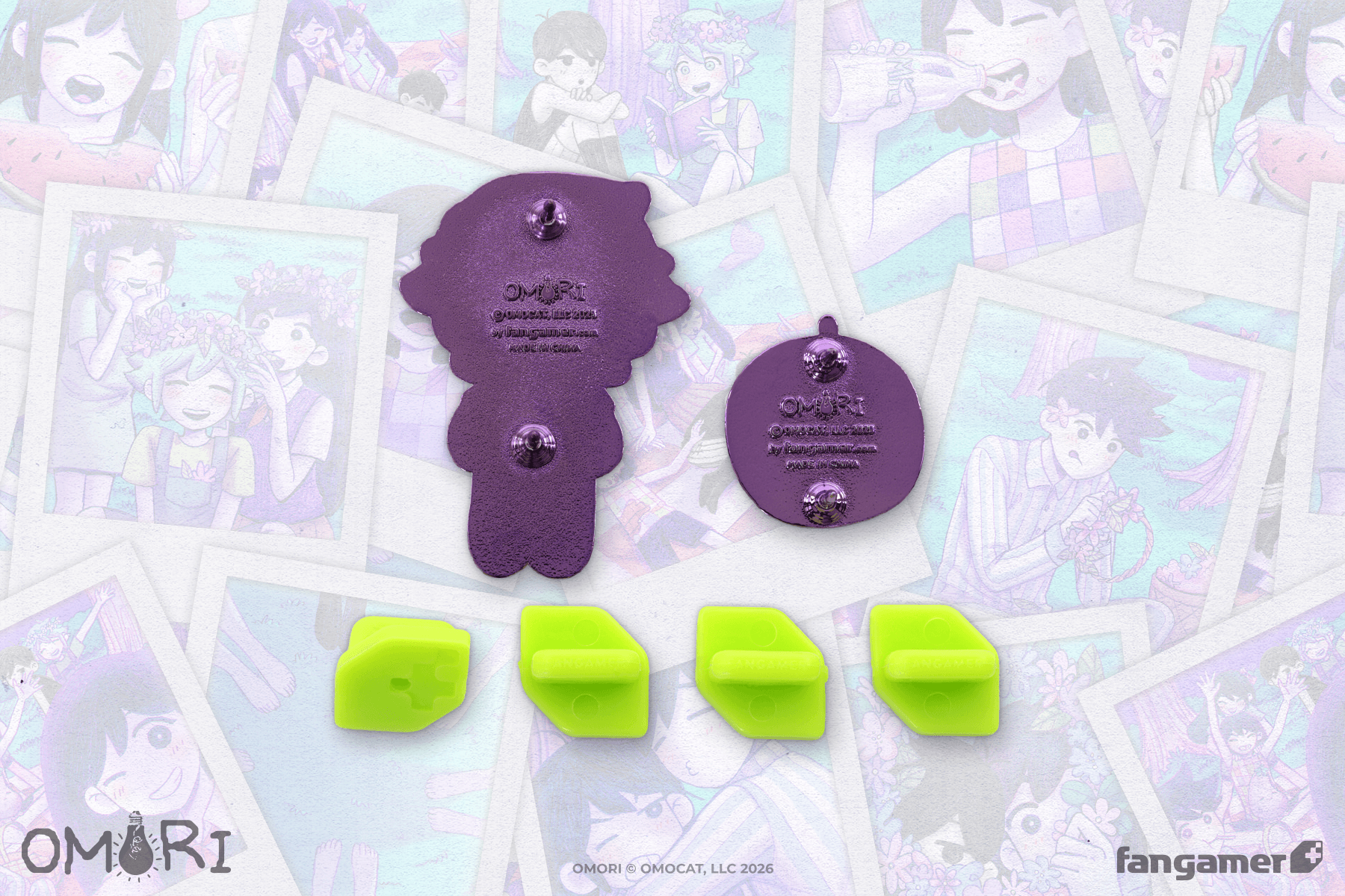 OMORI」－ キャラクターピンバッジセット バジル - Fangamer Japan