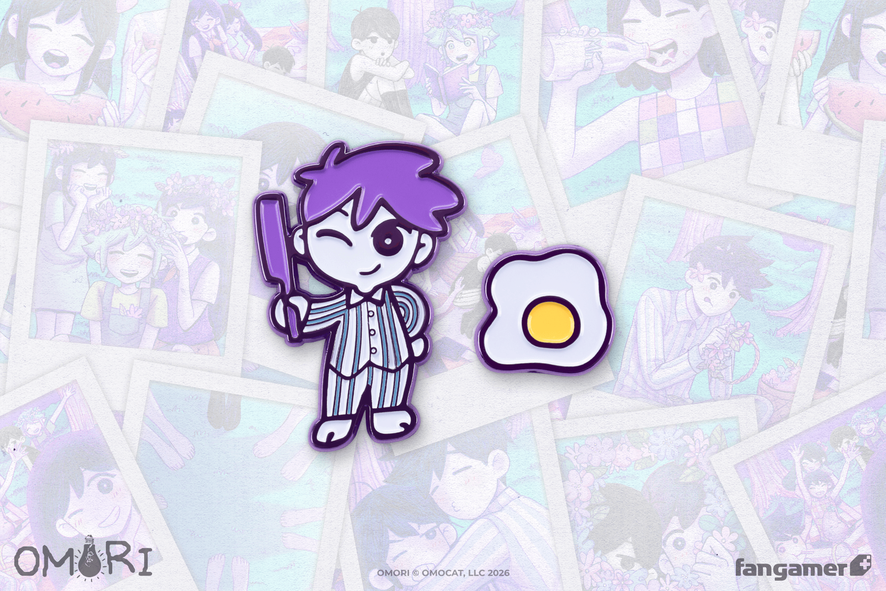 OMORI」－ キャラクターピンバッジセット ヒロ - Fangamer Japan