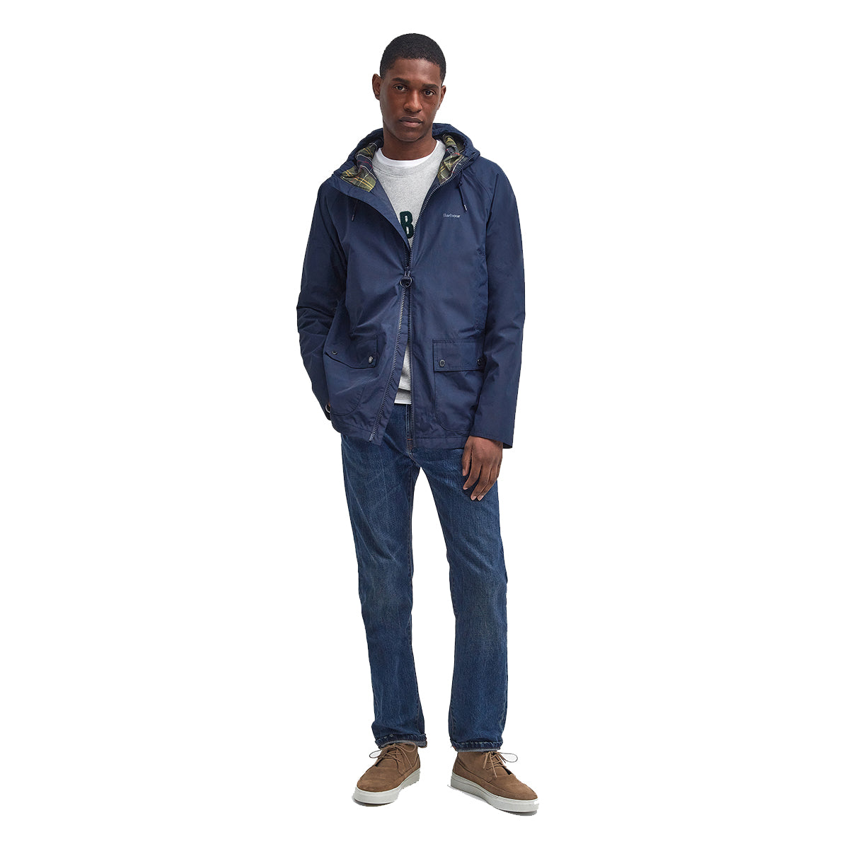 Barbour Men's Hooded Domus Waterproof Jacket | Farm House Tack