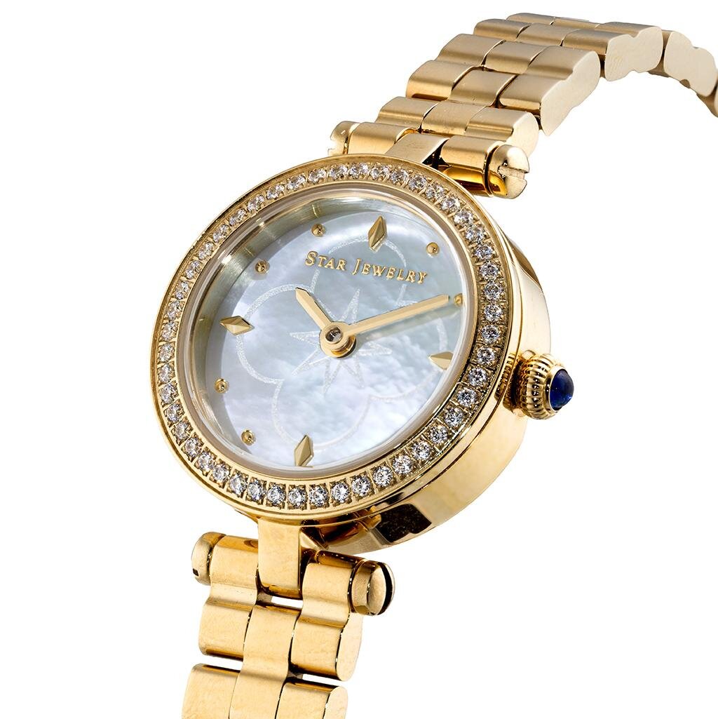 スタージュエリーのダイヤモンドきらめく腕時計、名品ジュエリーの