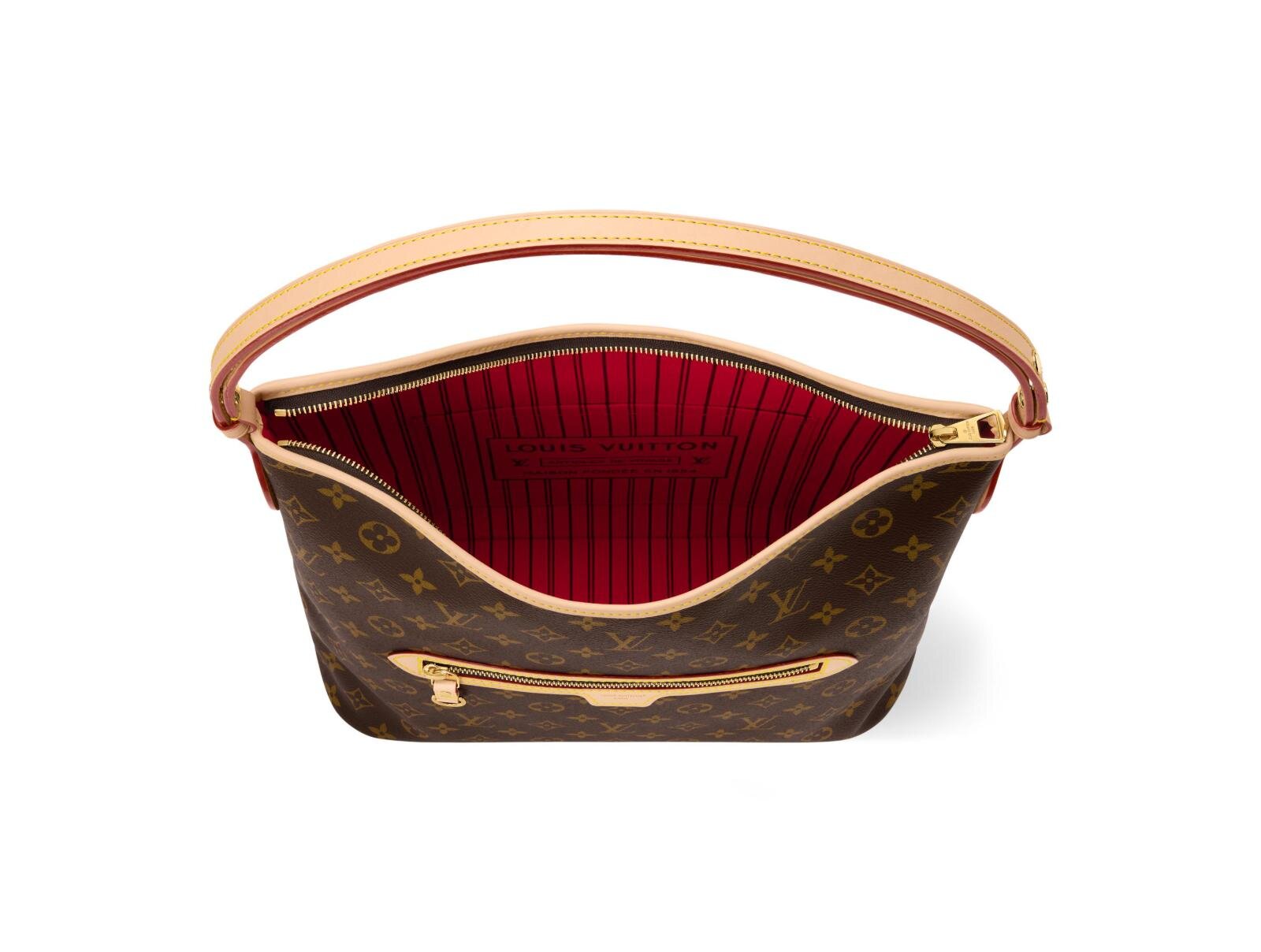 ルイ・ヴィトン”モノグラム・レザー”のバッグ、コンパクトな