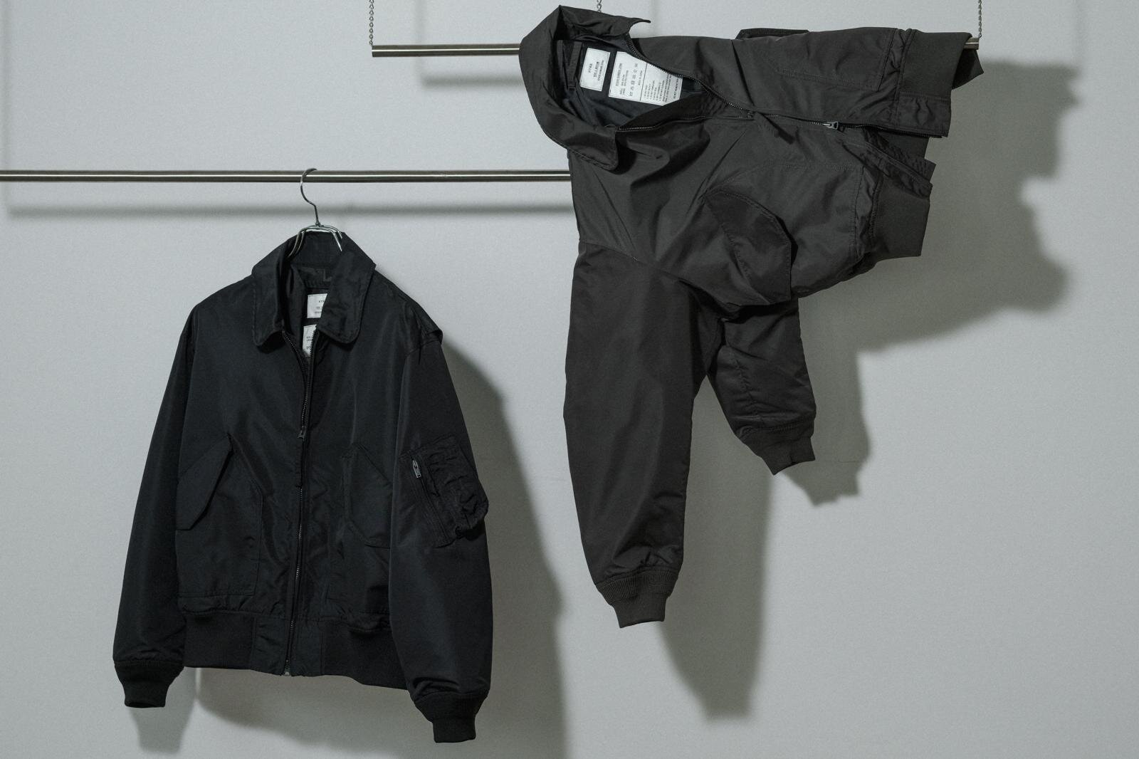 ハイク”艶感ナイロン”のゆったりミリタリージャケット、ビオトープ限定