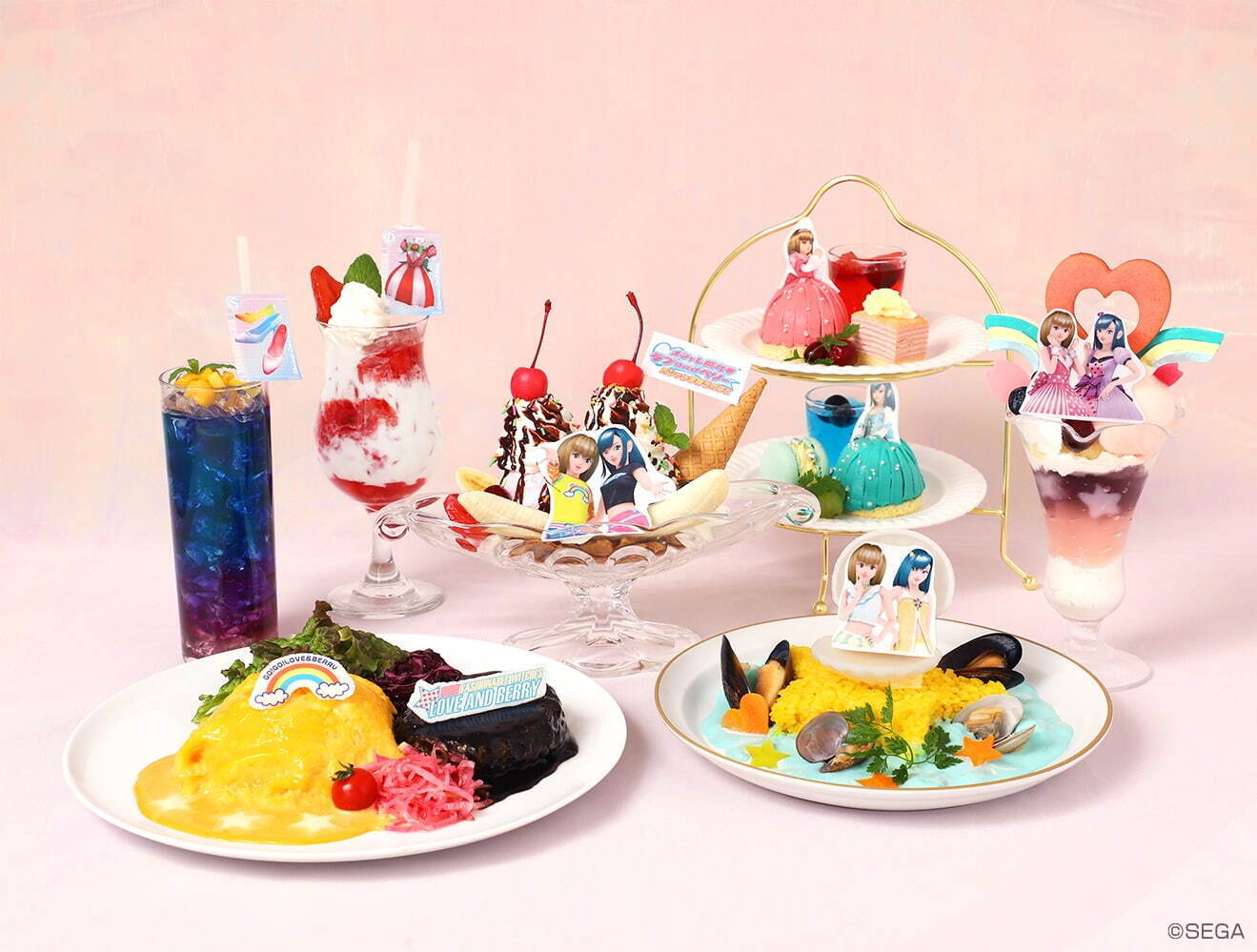 オシャレ魔女 ラブ and ベリー オシャレまほうカフェ」渋谷で、ドレス