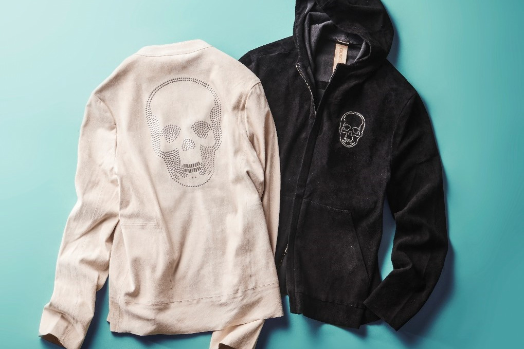 ルシアン ペラフィネ×ジョルジオ ブラートのレザーウェア、“スカル”の