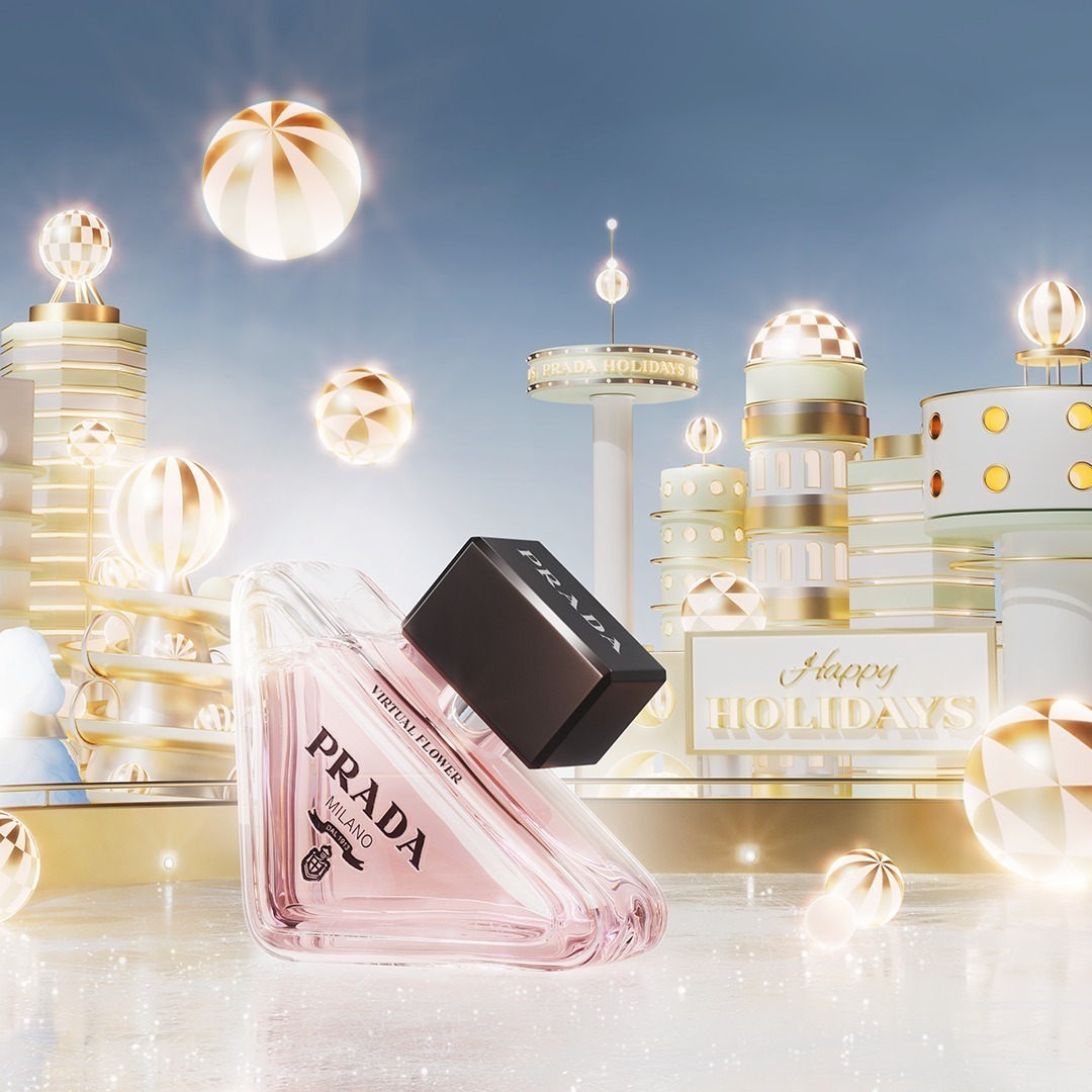 プラダ ビューティ24年クリスマスコフレ、アイコン香水「パラドックス