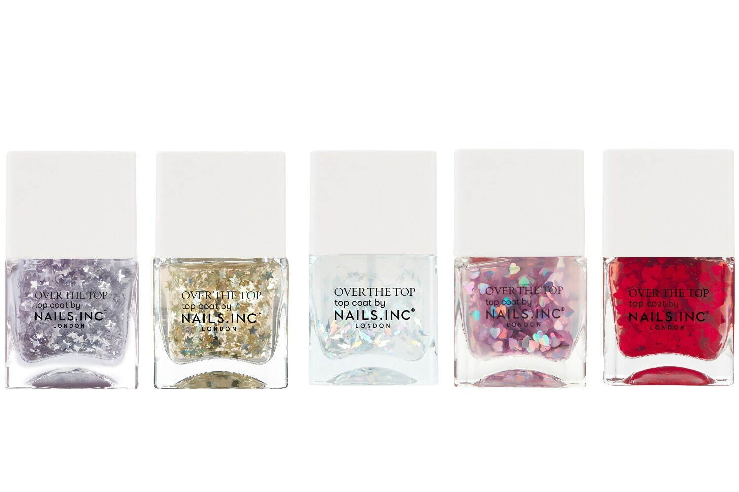 ネイルズ インク24年冬ネイル、“ハートや星型”ざっくりホログラムが